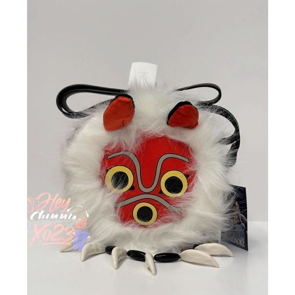 Studio Ghibli Princess Mononoke San's Mask Figural Crossbody Bag